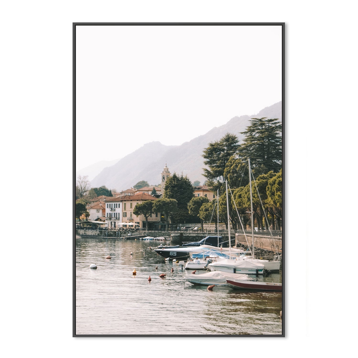 wall-art-print-canvas-poster-framed-Boats of Como, Lake Como, Italy-by-Carla & Joel Photography-Gioia Wall Art