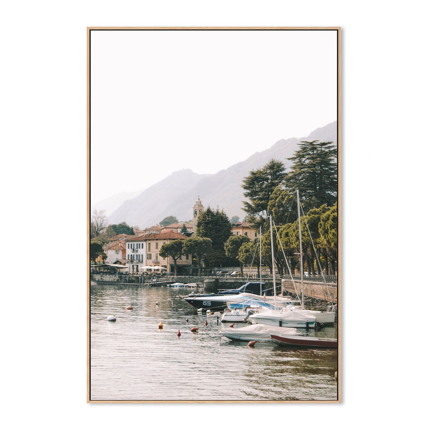 wall-art-print-canvas-poster-framed-Boats of Como, Lake Como, Italy-by-Carla & Joel Photography-Gioia Wall Art