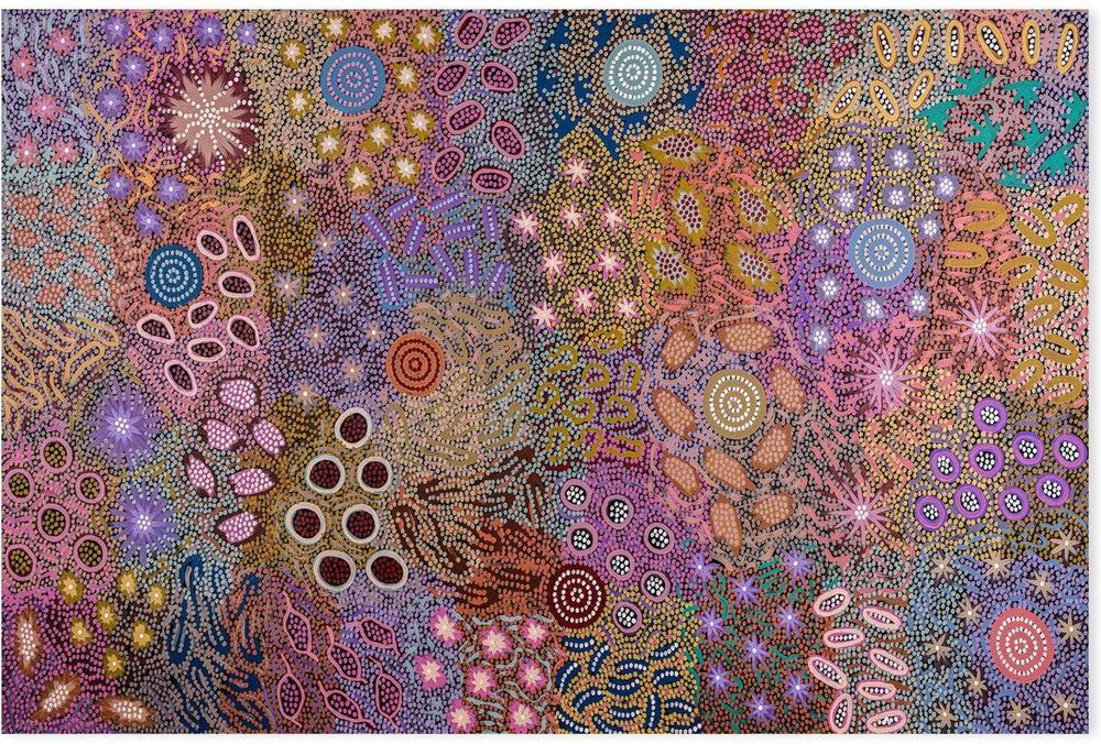 Body Painting Ceremony By Michelle Possum Nungurrayi Aboriginal Print