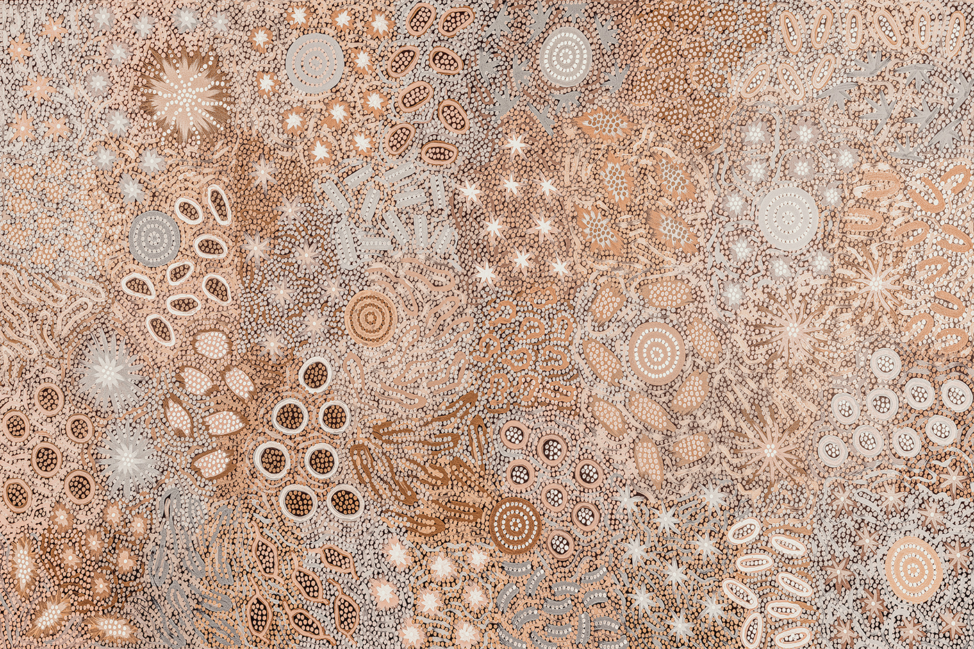 wall-art-print-canvas-poster-framed-Body Painting Ceremony, Mocha Tones , By Michelle Possum-1