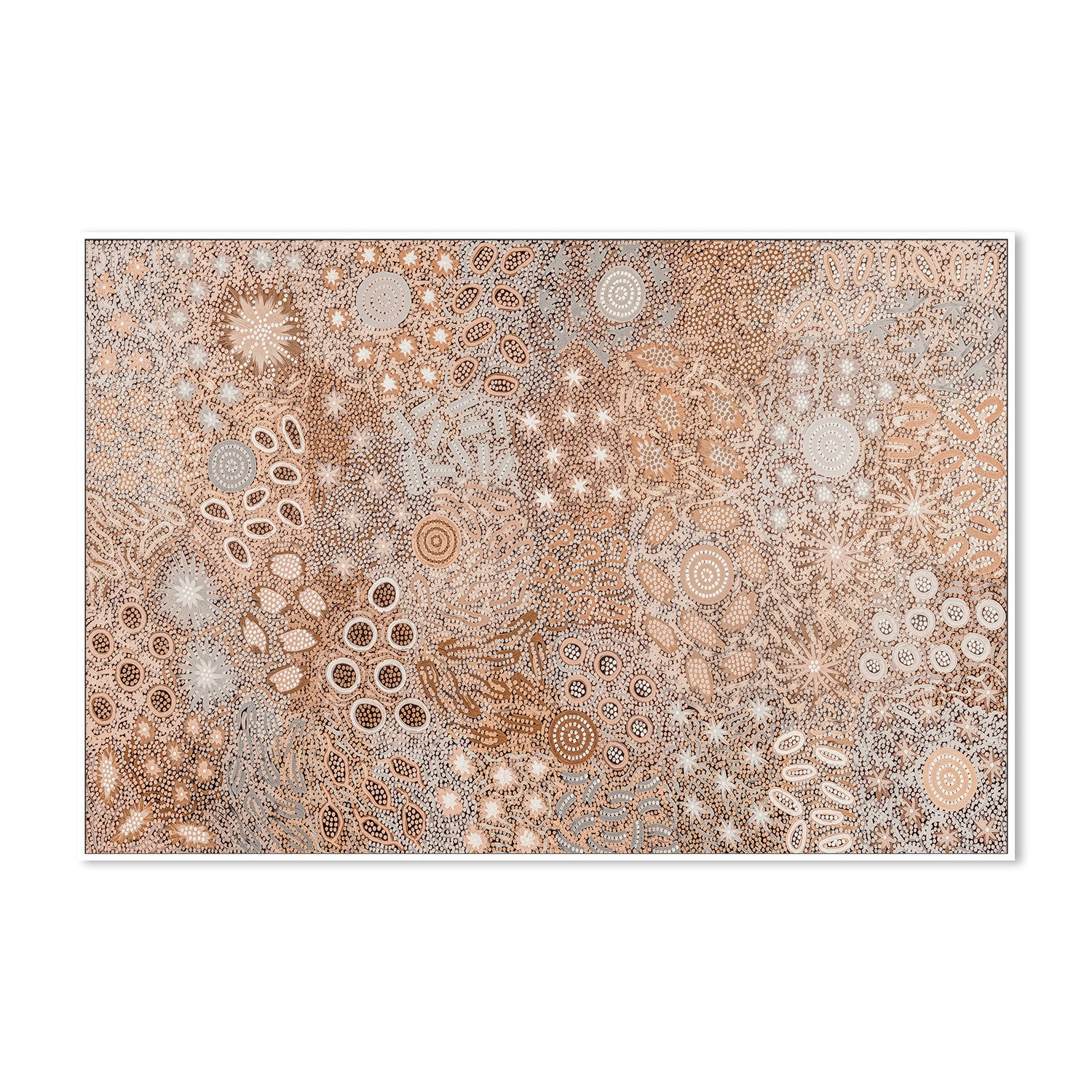 wall-art-print-canvas-poster-framed-Body Painting Ceremony, Mocha Tones , By Michelle Possum-5