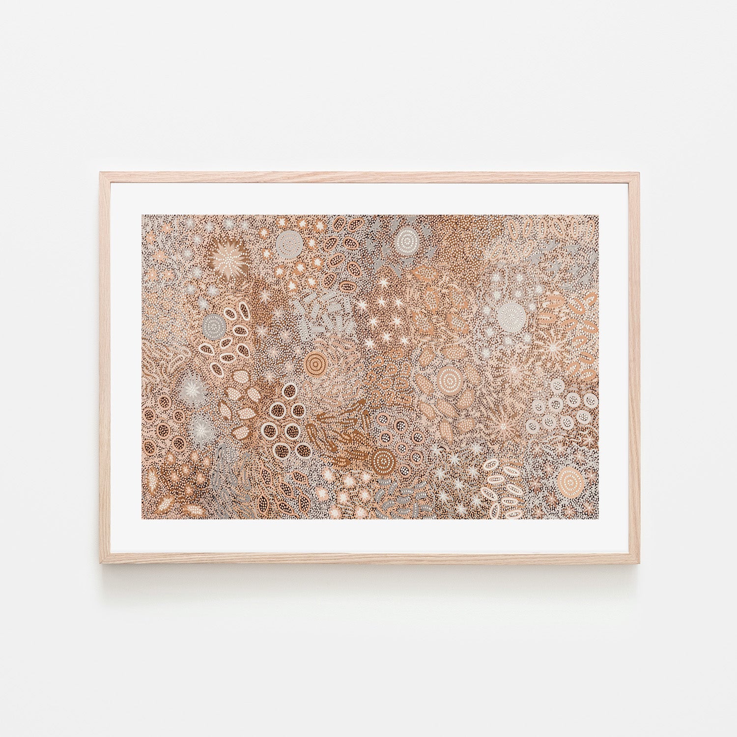 wall-art-print-canvas-poster-framed-Body Painting Ceremony, Mocha Tones , By Michelle Possum-6