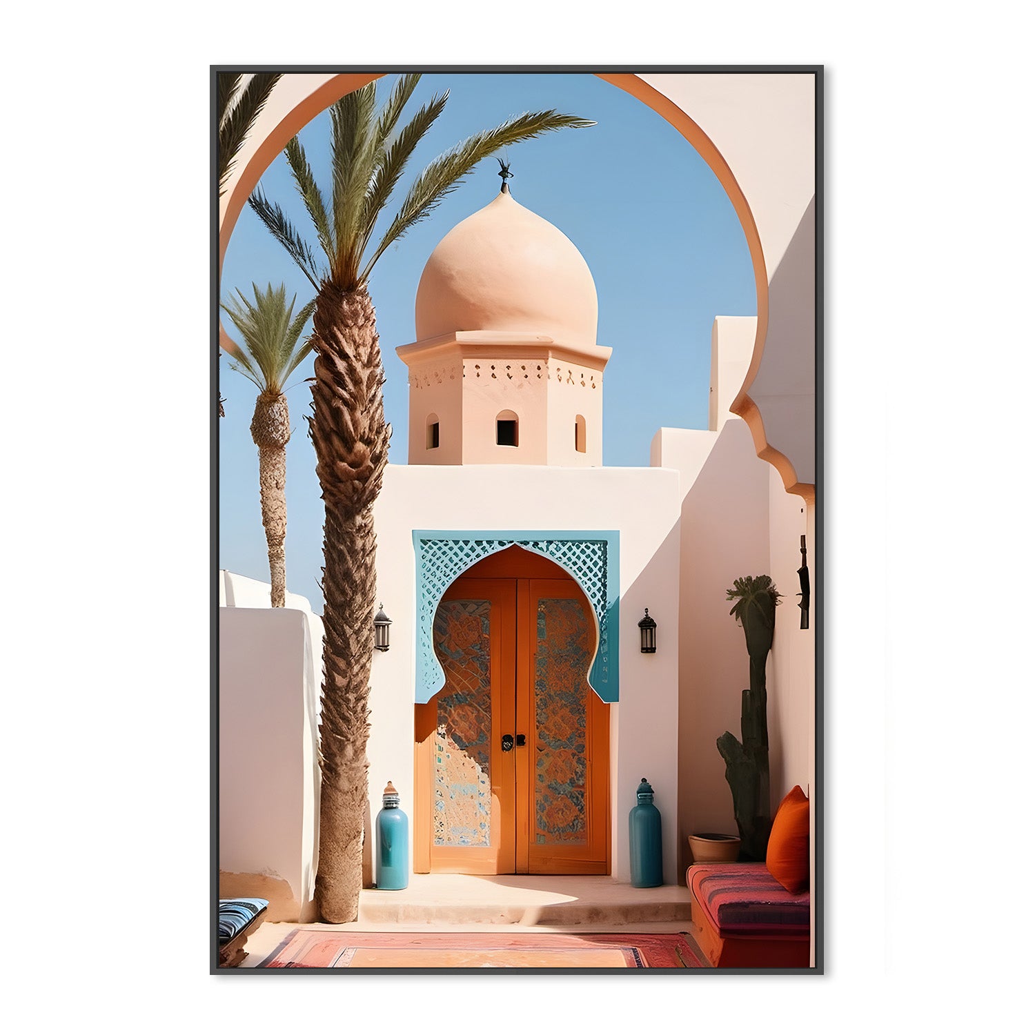 wall-art-print-canvas-poster-framed-Bohemian Arches-3