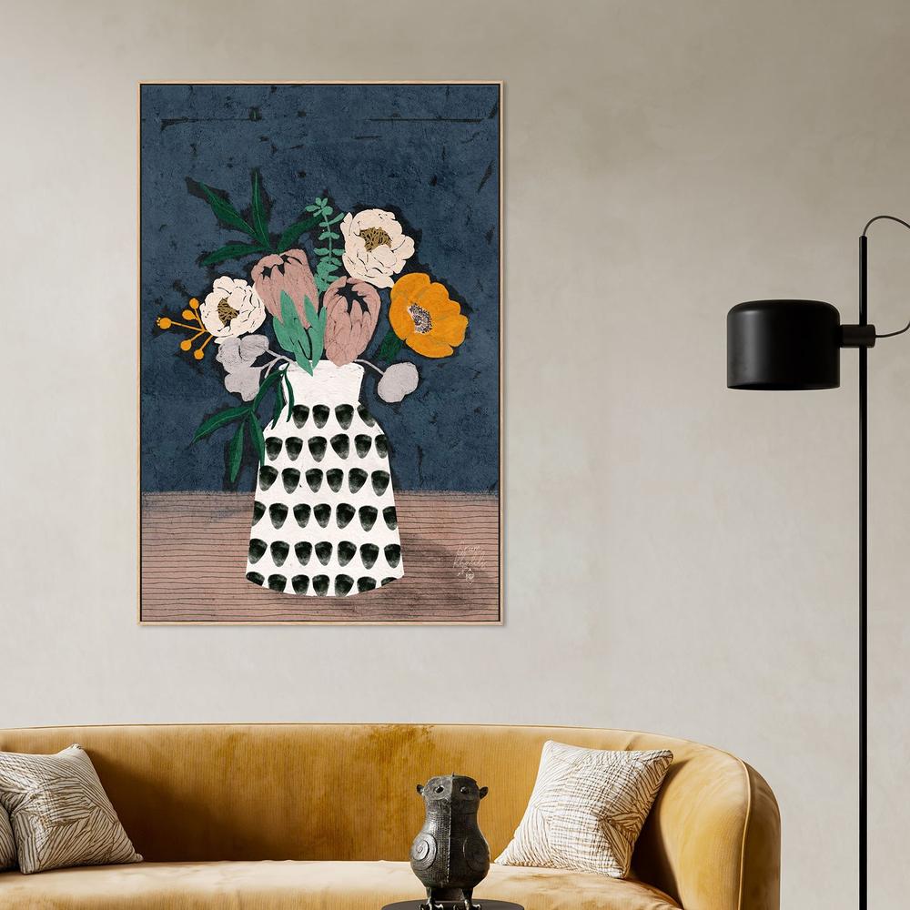 wall-art-print-canvas-poster-framed-Bohemian Floral Bouquet-2