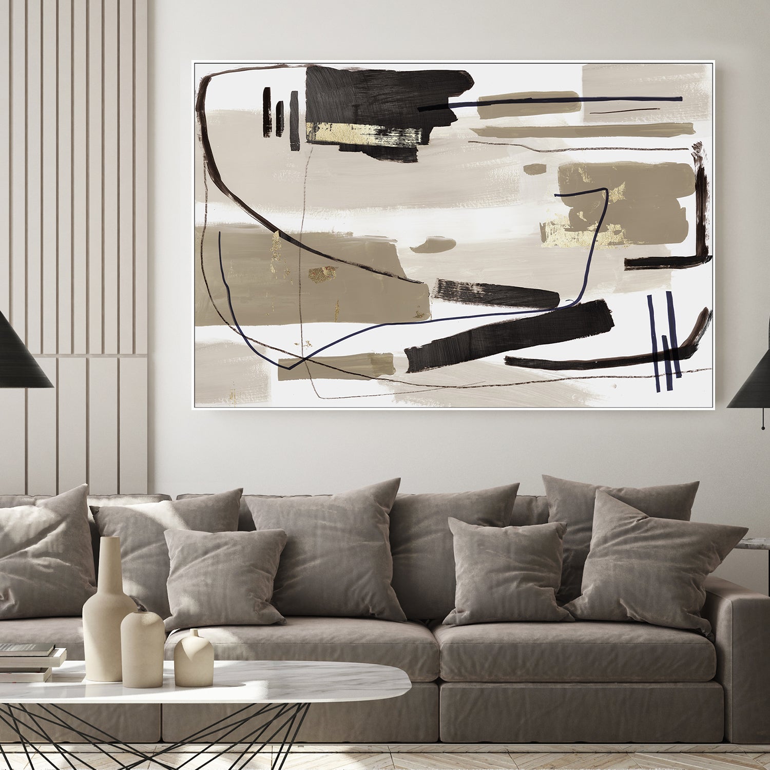 wall-art-print-canvas-poster-framed-Bold Brushstrokes, Style A-2