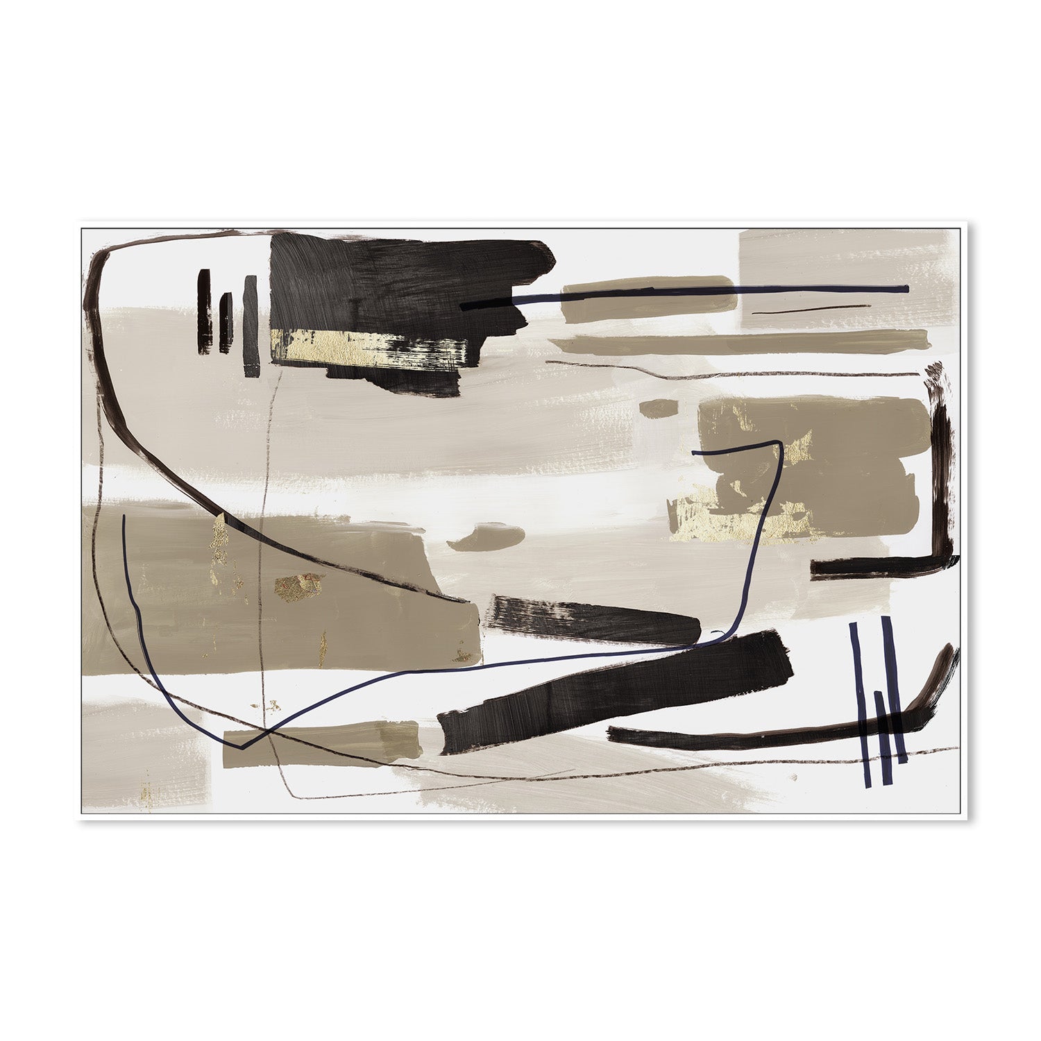 wall-art-print-canvas-poster-framed-Bold Brushstrokes, Style A-5