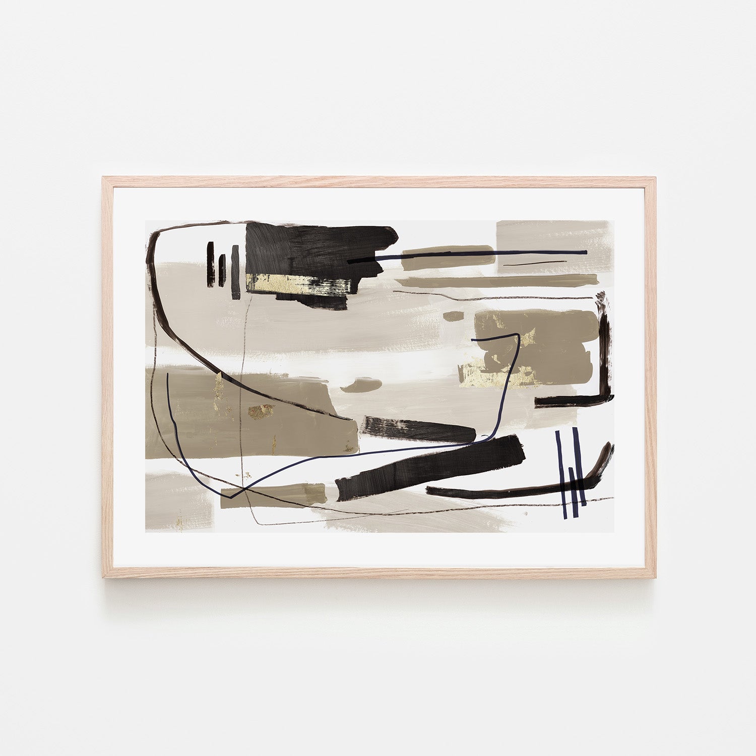 wall-art-print-canvas-poster-framed-Bold Brushstrokes, Style A-6
