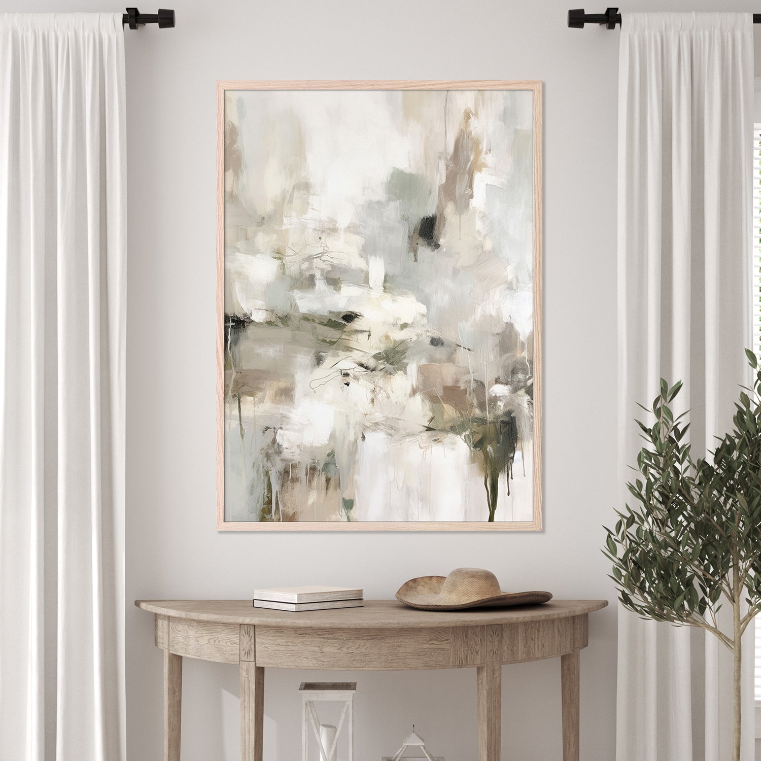 wall-art-print-canvas-poster-framed-Bold Neutral, Style B-7
