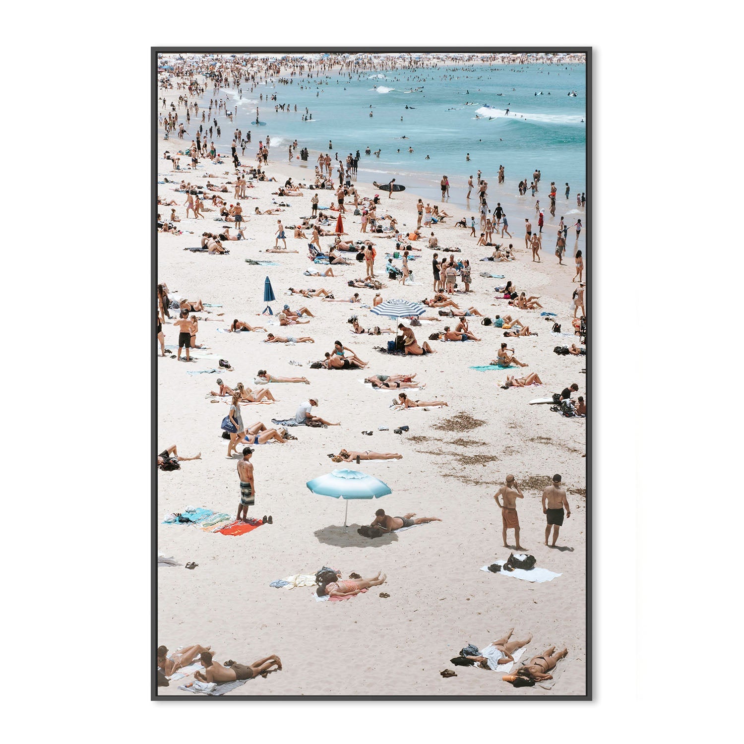 wall-art-print-canvas-poster-framed-Bondi Beach People , By Ilana Sallick-3