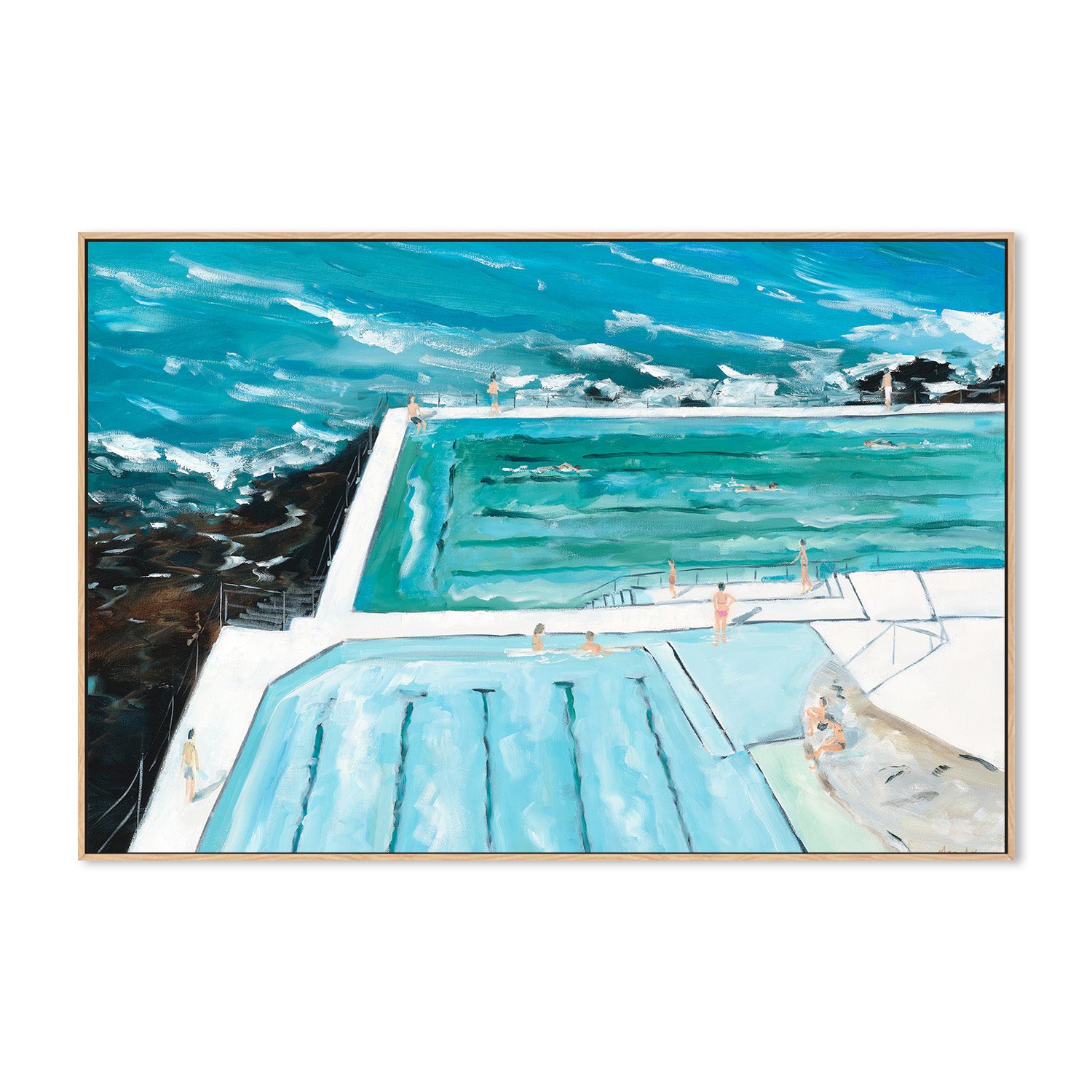 wall-art-print-canvas-poster-framed-Bondi Icebergs Swim-3
