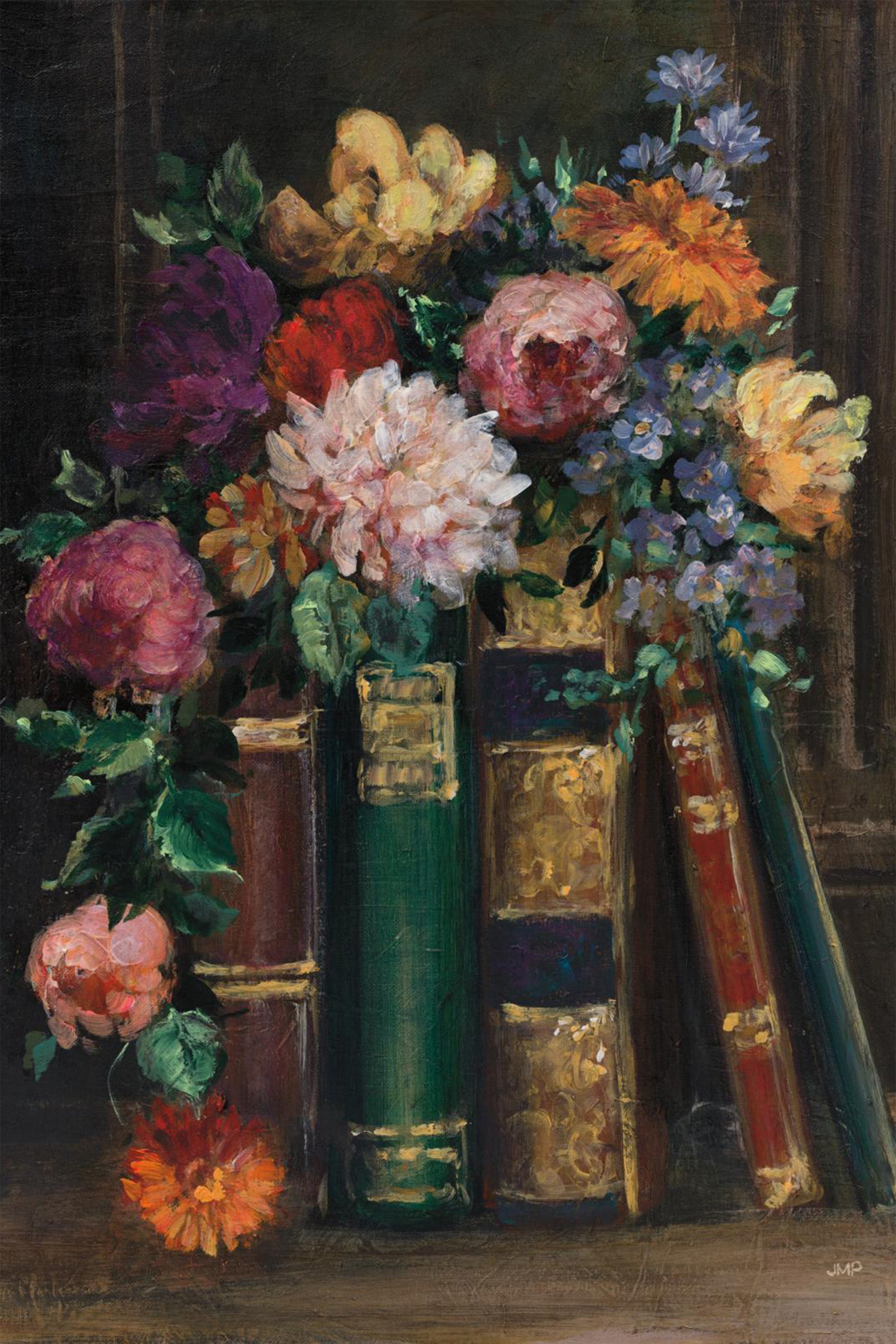 wall-art-print-canvas-poster-framed-Books of Beauty, Style A-1