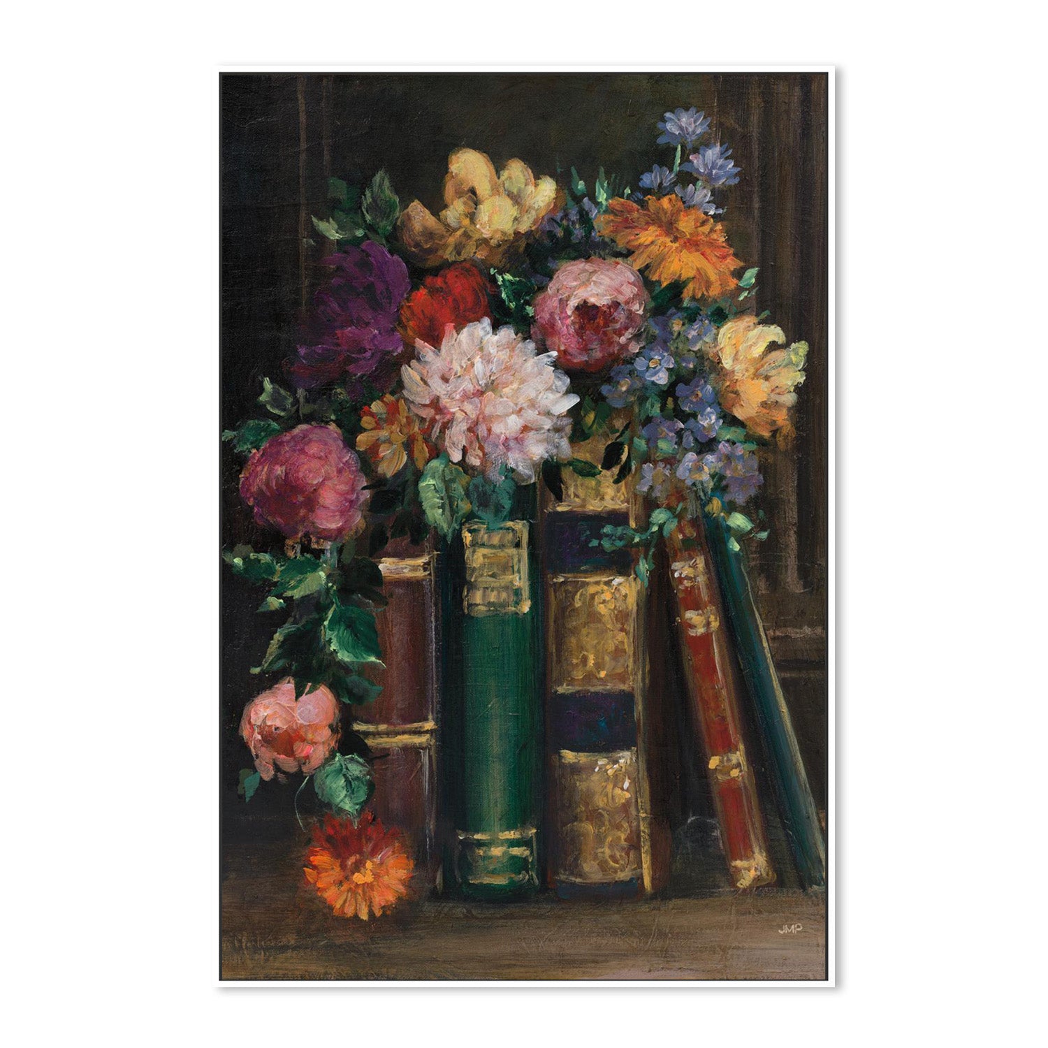 wall-art-print-canvas-poster-framed-Books of Beauty, Style A-5