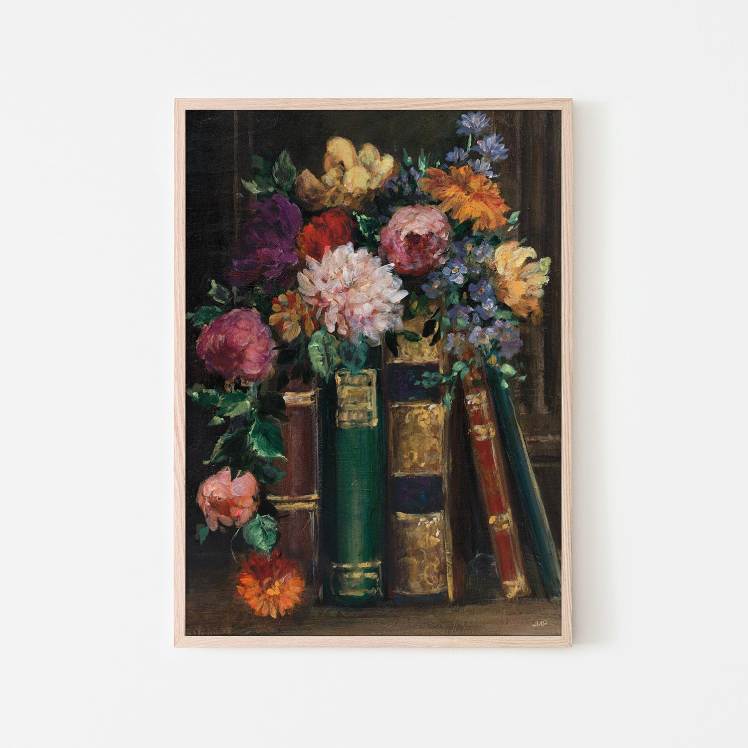 wall-art-print-canvas-poster-framed-Books of Beauty, Style A-6