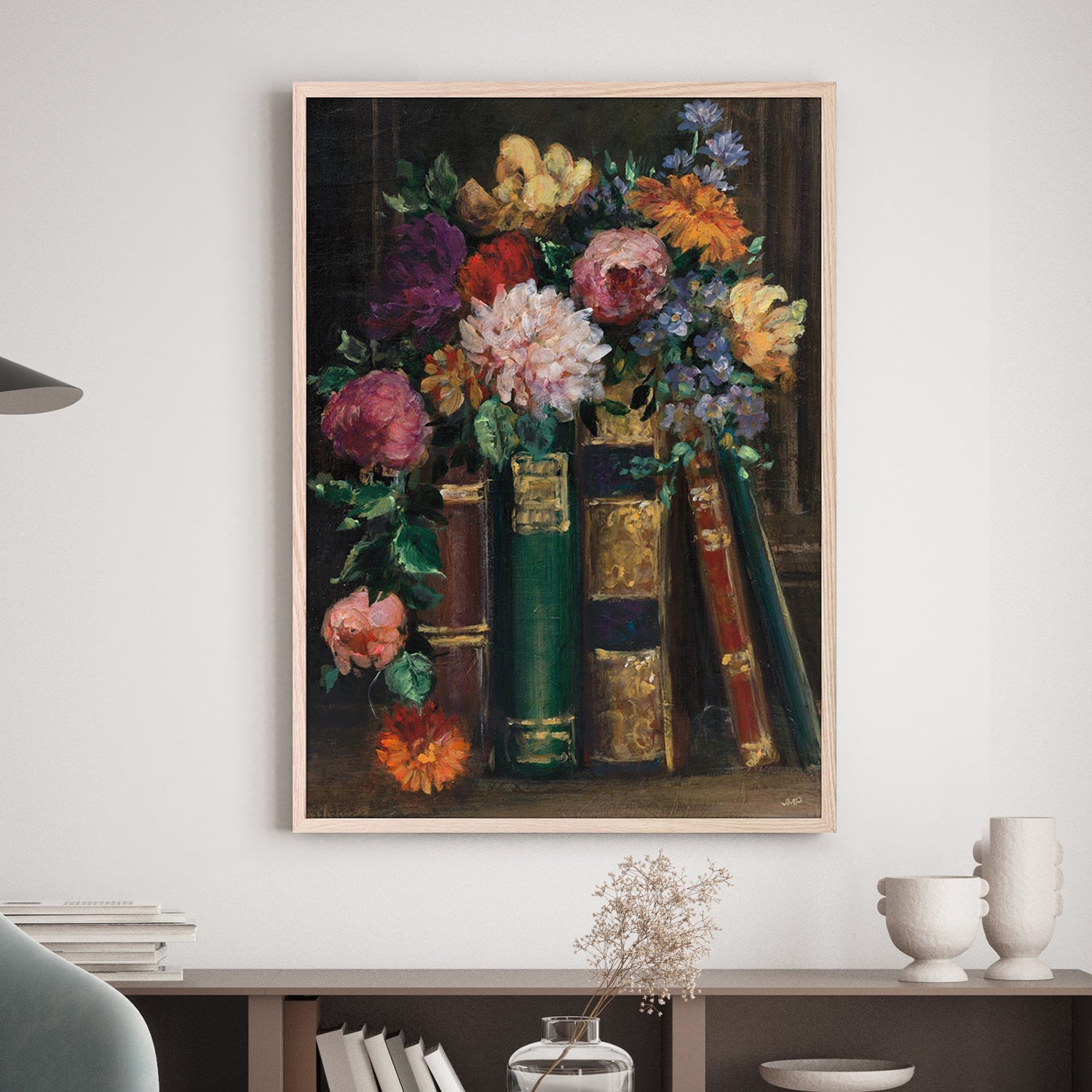 wall-art-print-canvas-poster-framed-Books of Beauty, Style A-7