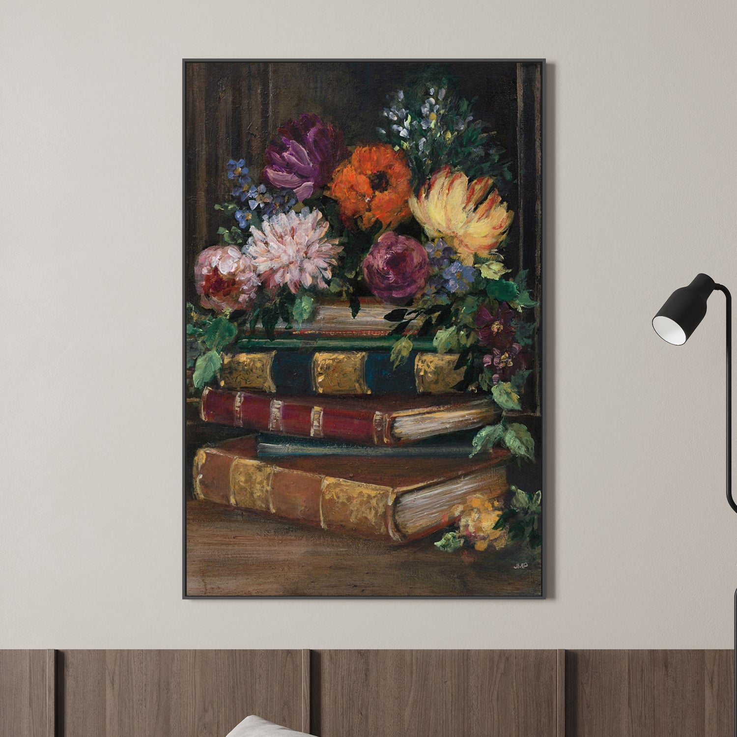 wall-art-print-canvas-poster-framed-Books of Beauty, Style B-2