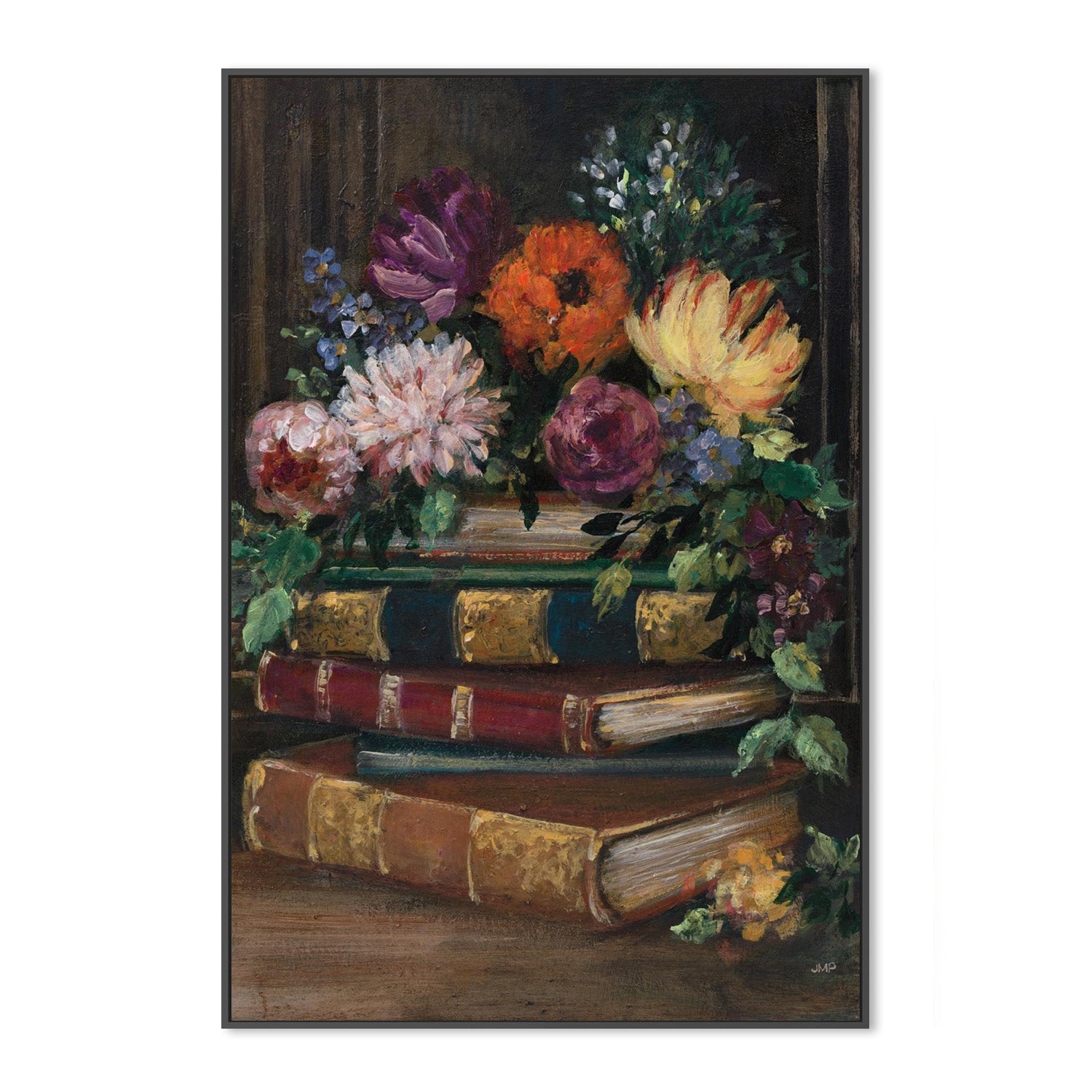 wall-art-print-canvas-poster-framed-Books of Beauty, Style B-3