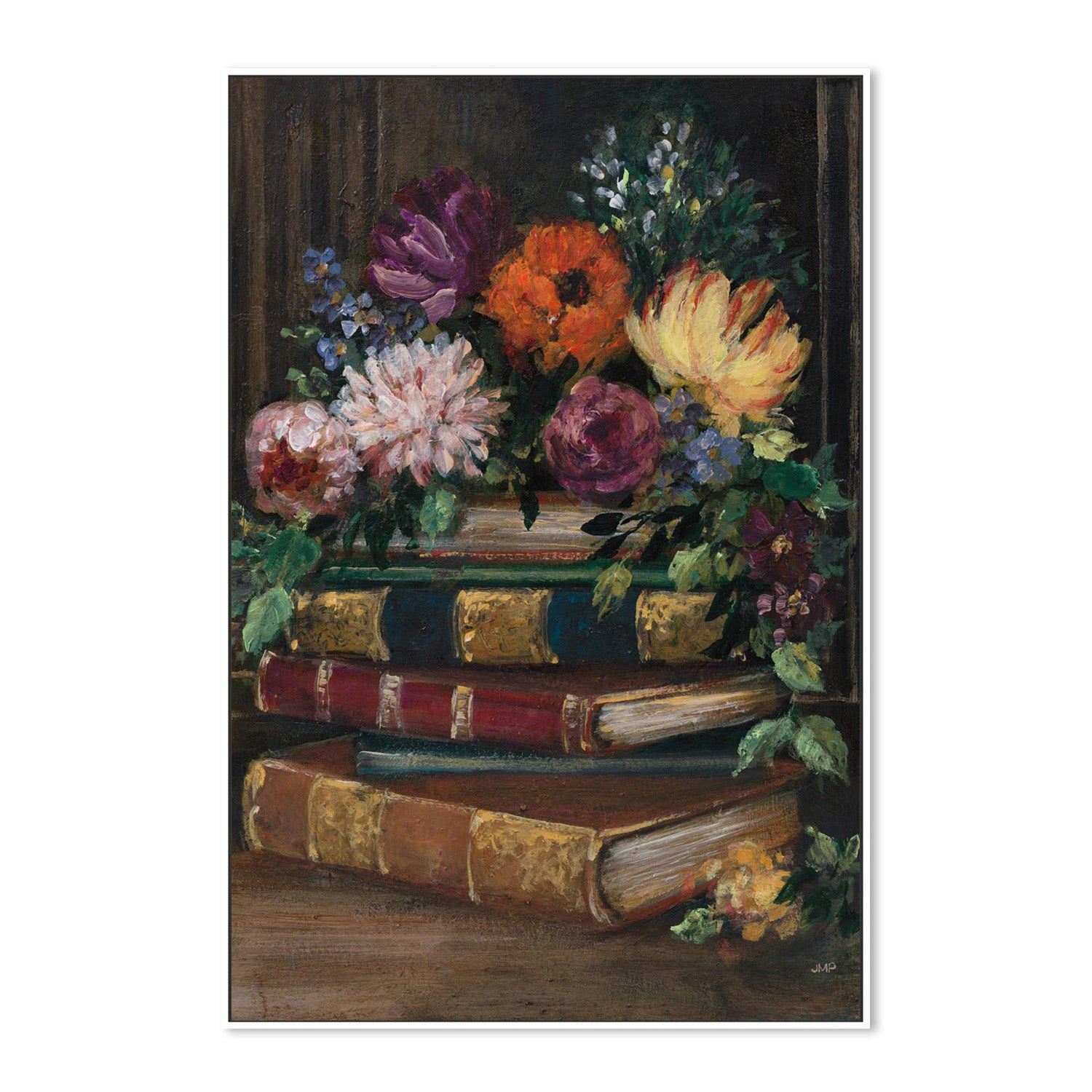 wall-art-print-canvas-poster-framed-Books of Beauty, Style B-5