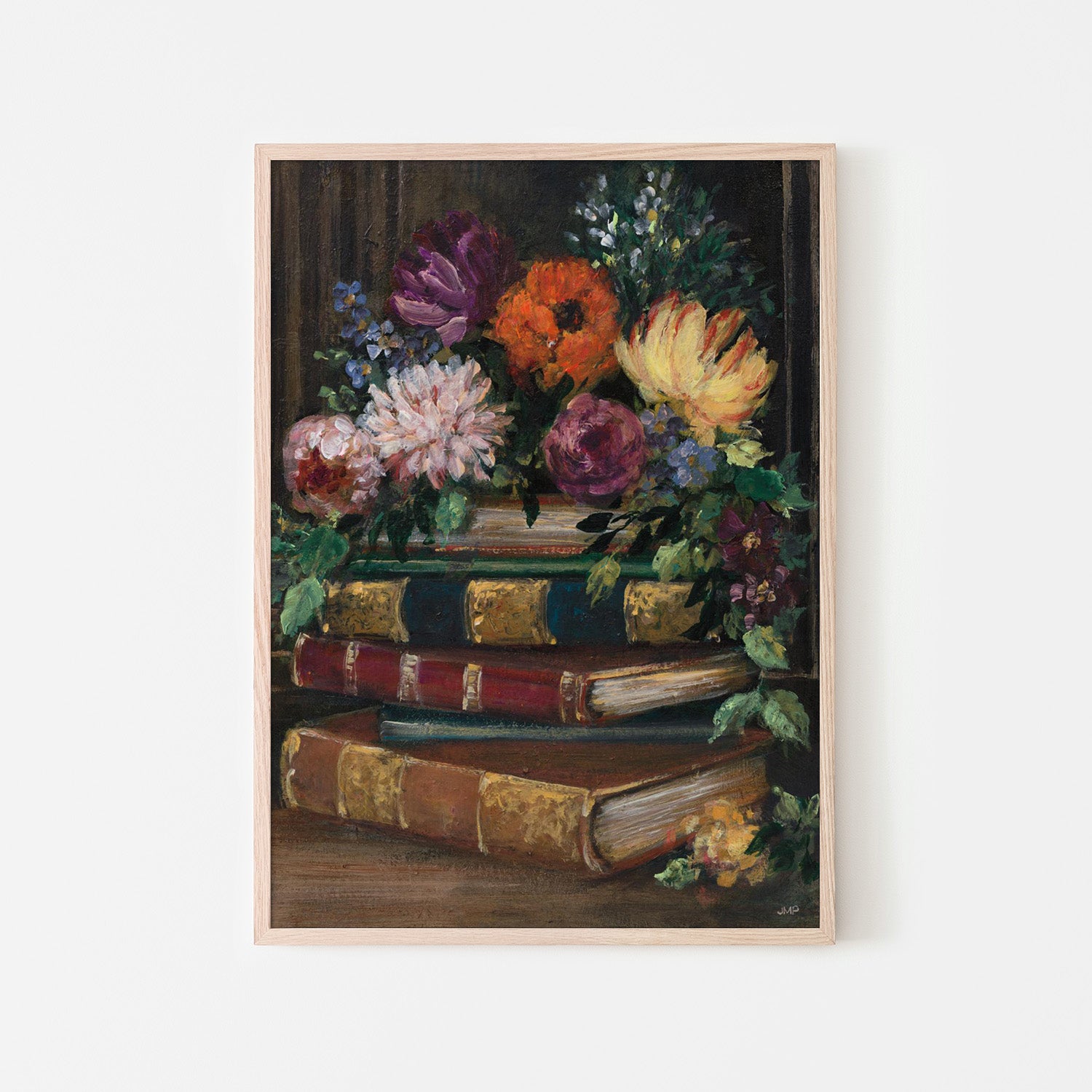 wall-art-print-canvas-poster-framed-Books of Beauty, Style B-6