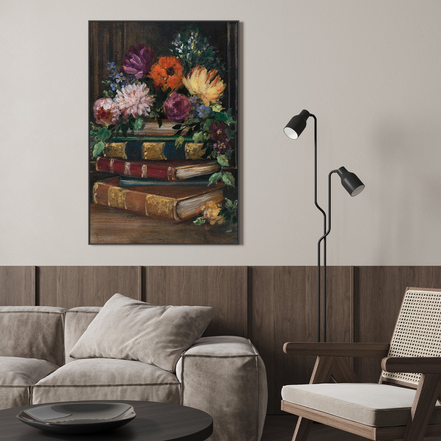 wall-art-print-canvas-poster-framed-Books of Beauty, Style B-7