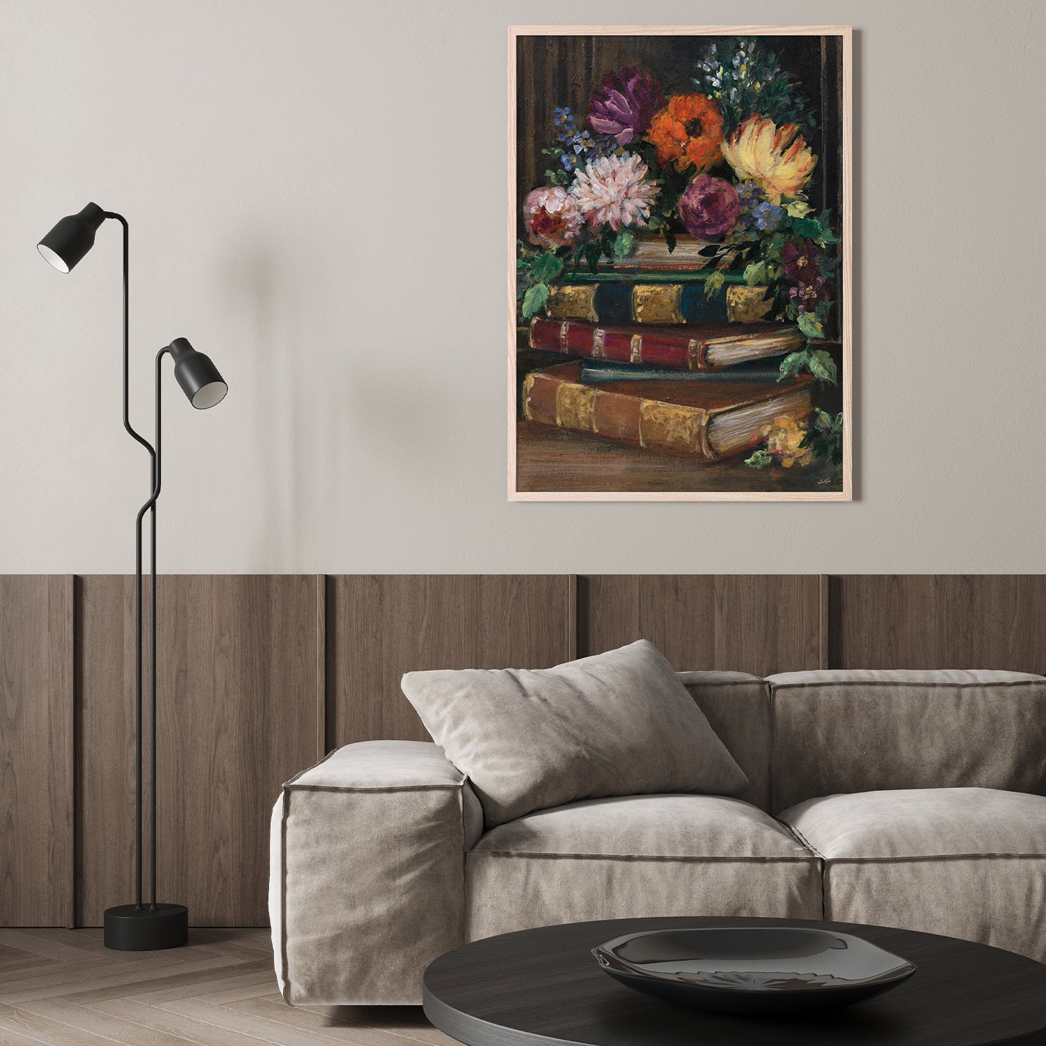 wall-art-print-canvas-poster-framed-Books of Beauty, Style B-8