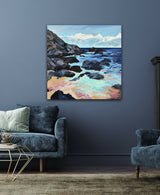 wall-art-print-canvas-poster-framed-Boomarang Beach, Original Hand-Painted Canvas By Meredith Howse , By Meredith Howse , By Meredith Howse-7