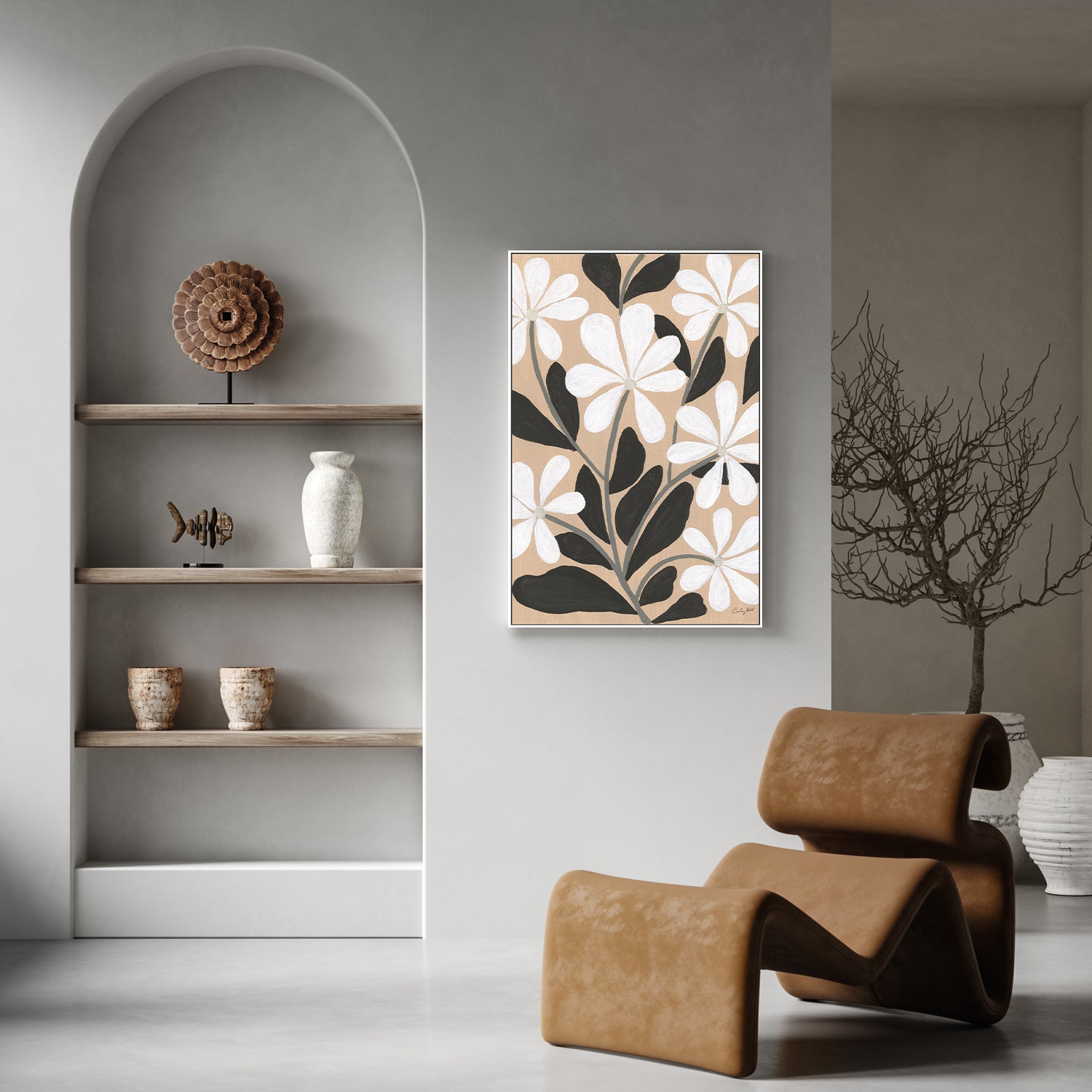 wall-art-print-canvas-poster-framed-Botanical Bliss IV-9