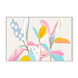 wall-art-print-canvas-poster-framed-Botanical Circus, Pastel Version-GIOIA-WALL-ART