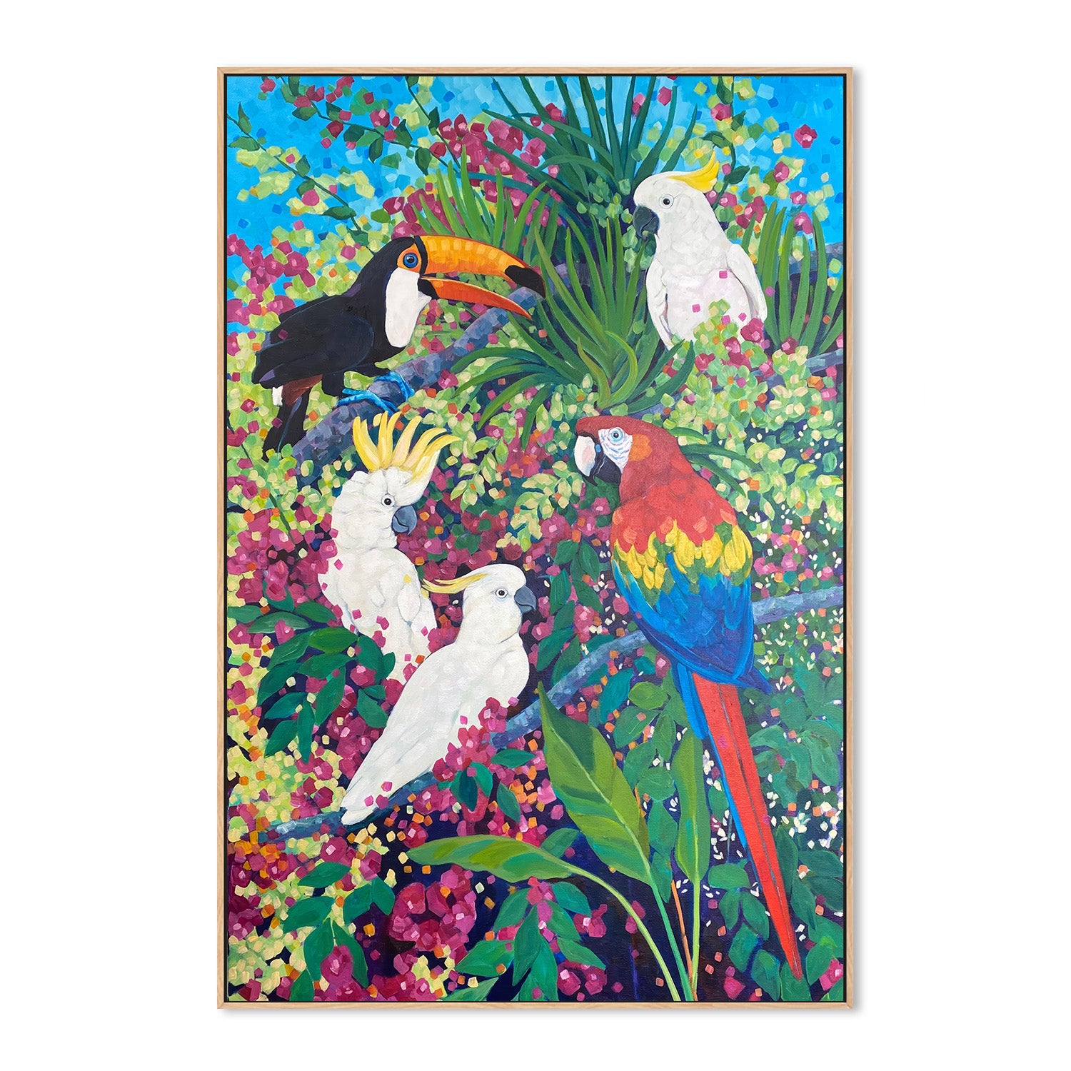 wall-art-print-canvas-poster-framed-Bougainvillea-4