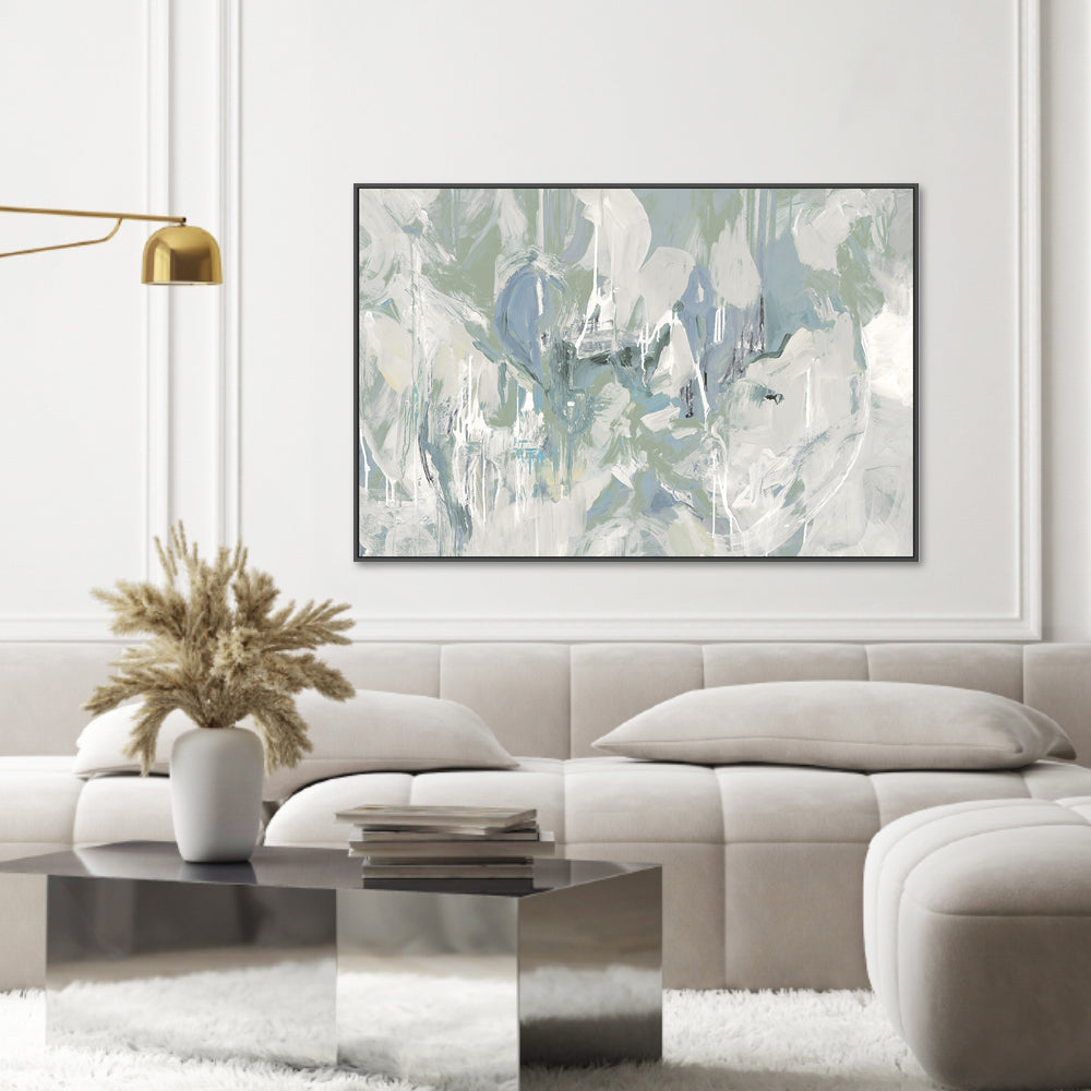 wall-art-print-canvas-poster-framed-Bounce Blue , By Blakely Bering-2