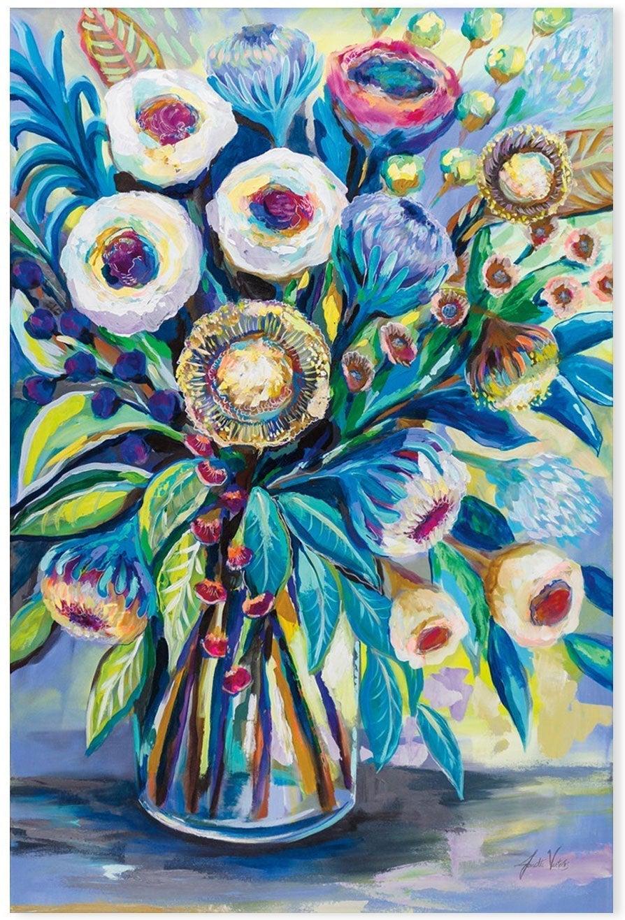 wall-art-print-canvas-poster-framed-Bountiful Bouquet-by-Jeanette Vertentes-Gioia Wall Art