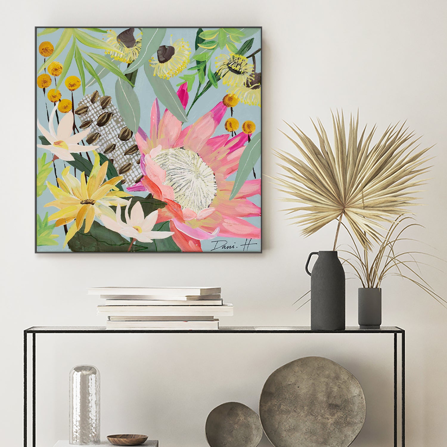wall-art-print-canvas-poster-framed-Bouquet, Style B-2