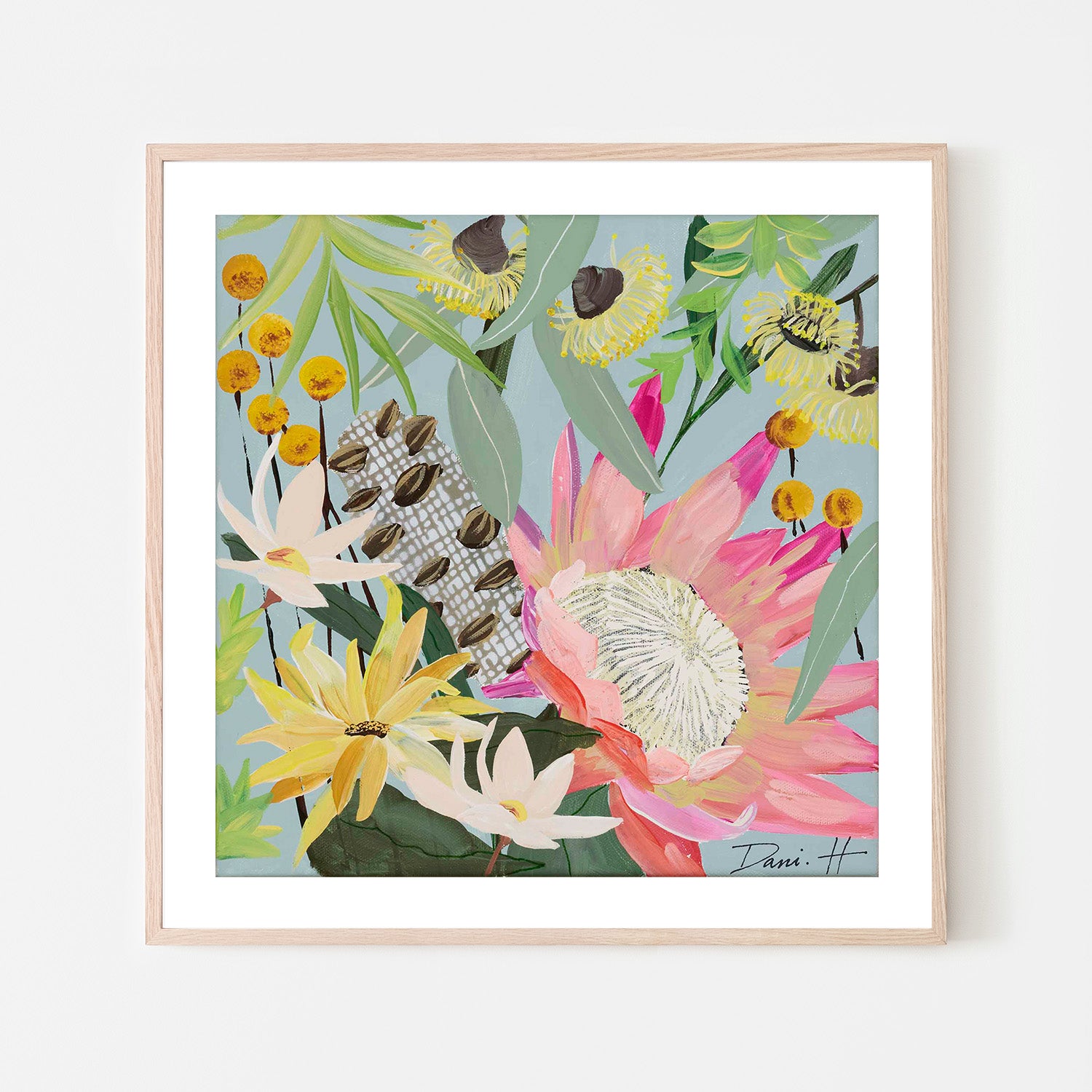 wall-art-print-canvas-poster-framed-Bouquet, Style B-6