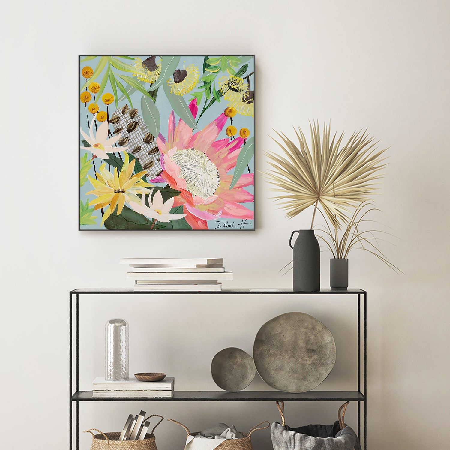 wall-art-print-canvas-poster-framed-Bouquet, Style B-7