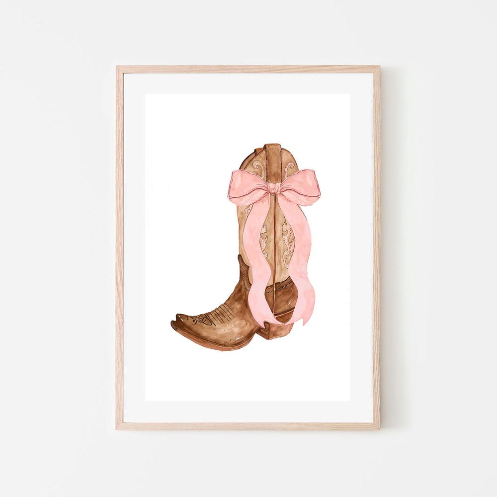 wall-art-print-canvas-poster-framed-Bow Boots , By Lady Hana-6