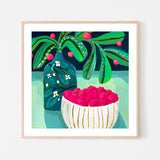 wall-art-print-canvas-poster-framed-Bowl Of Berries , By Kelly Angelovic-6