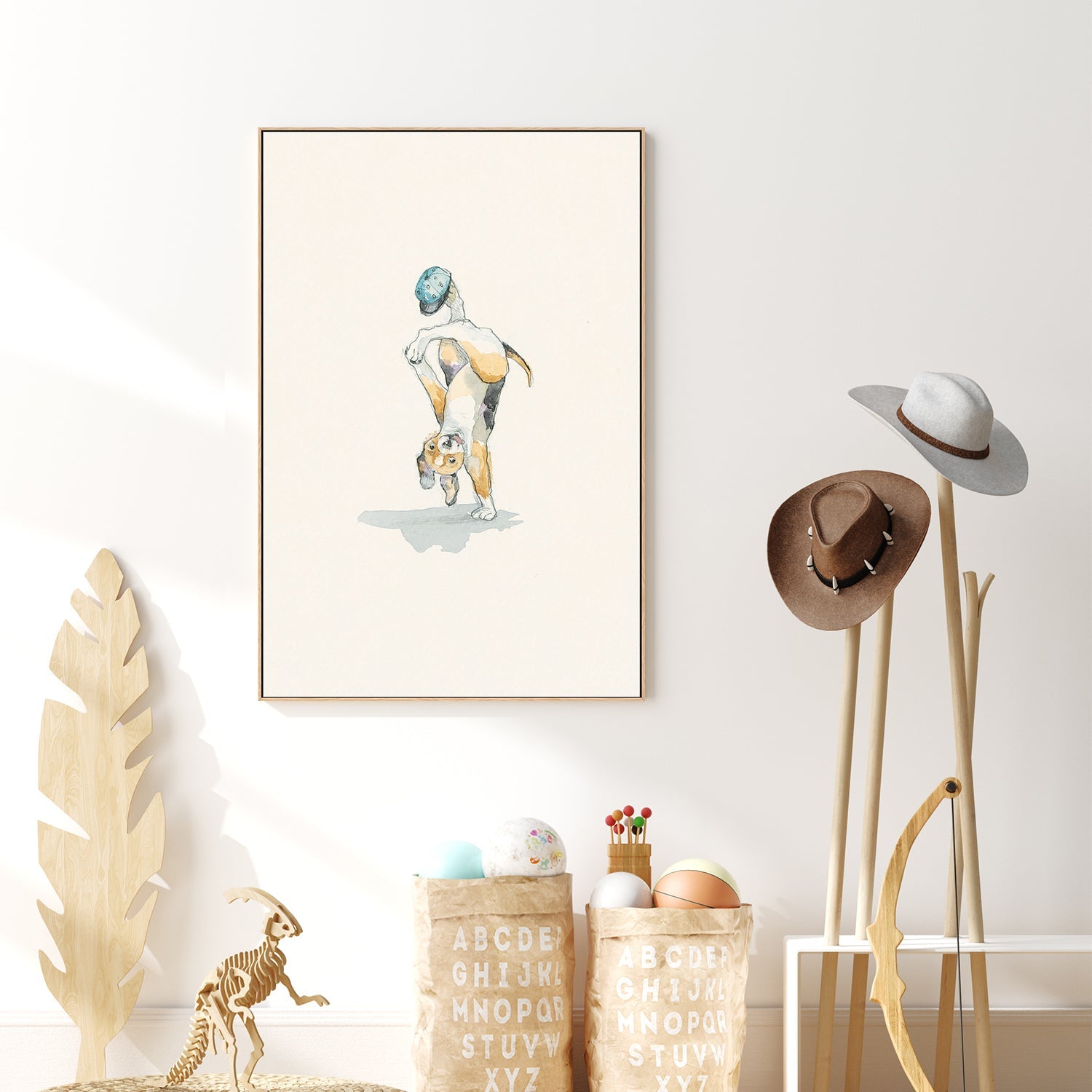 wall-art-print-canvas-poster-framed-Break Dancing , By Animo Alphabets-7