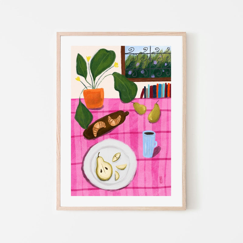 wall-art-print-canvas-poster-framed-Breakfast Snack , By Lia Nell-GIOIA-WALL-ART