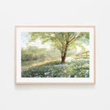 wall-art-print-canvas-poster-framed-Bright Violet Field , By Danhui Nai-GIOIA-WALL-ART