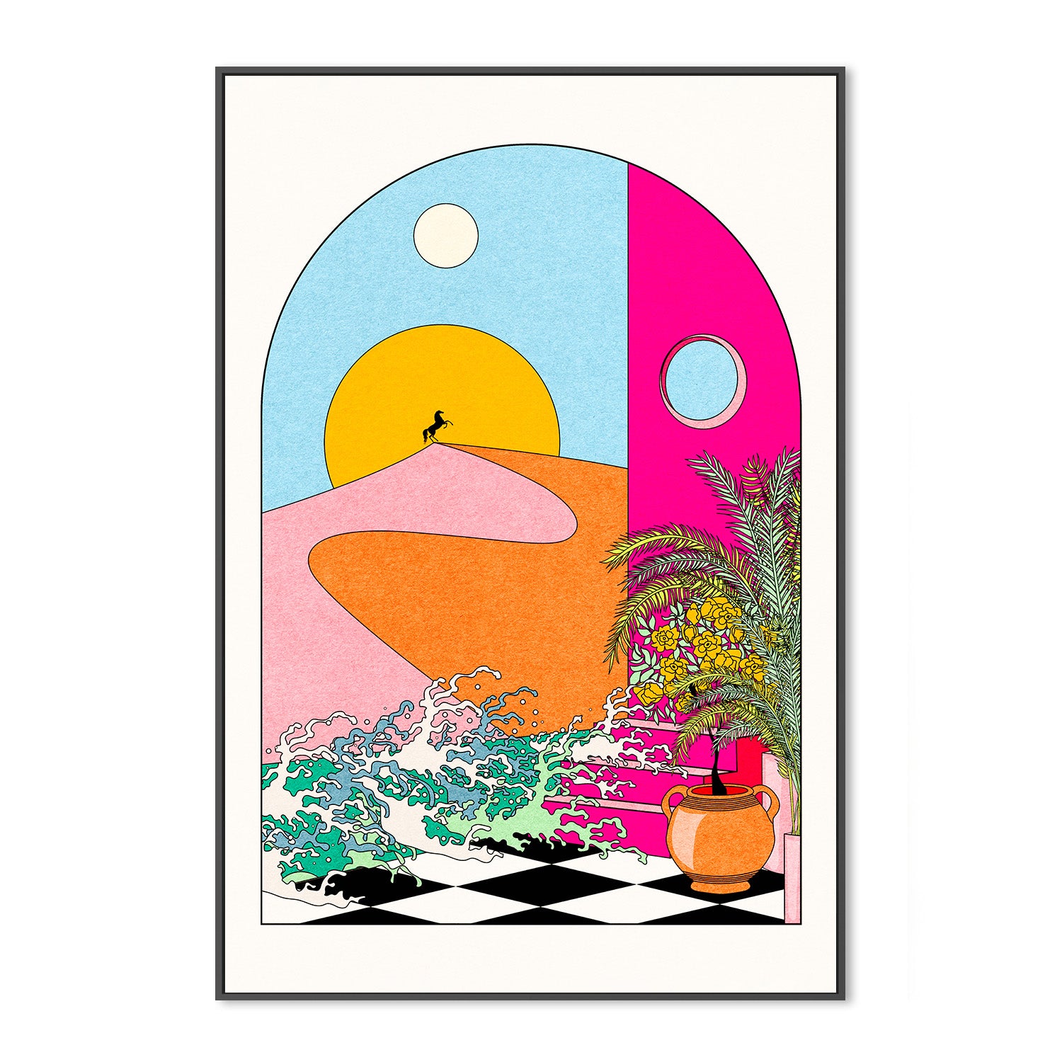 wall-art-print-canvas-poster-framed-Brighter Days Ahead-3