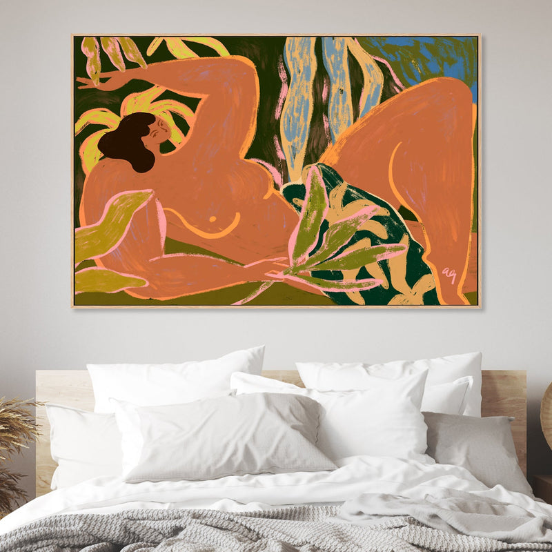 Brigitte , By Arty Guava - 100x150cm / Framed Canvas