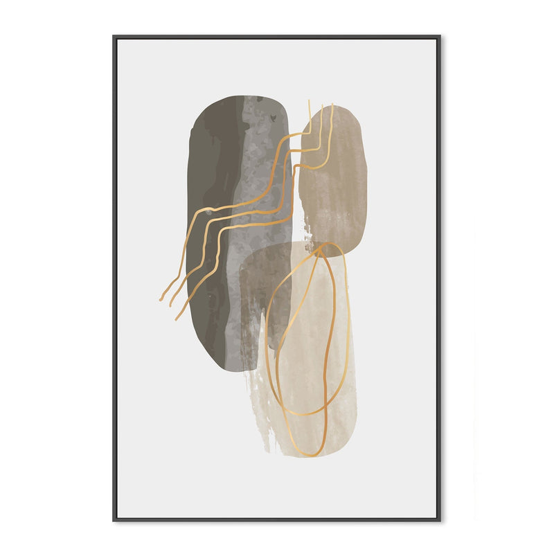 wall-art-print-canvas-poster-framed-Brown Pebbles, Style B-GIOIA-WALL-ART