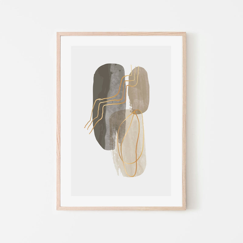 wall-art-print-canvas-poster-framed-Brown Pebbles, Style B-GIOIA-WALL-ART