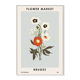 wall-art-print-canvas-poster-framed-Bruges Flower Market-GIOIA-WALL-ART
