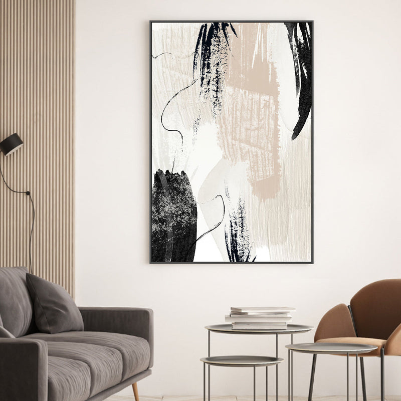 wall-art-print-canvas-poster-framed-Brush Strokes, Style A , By Sally Ann Moss-GIOIA-WALL-ART