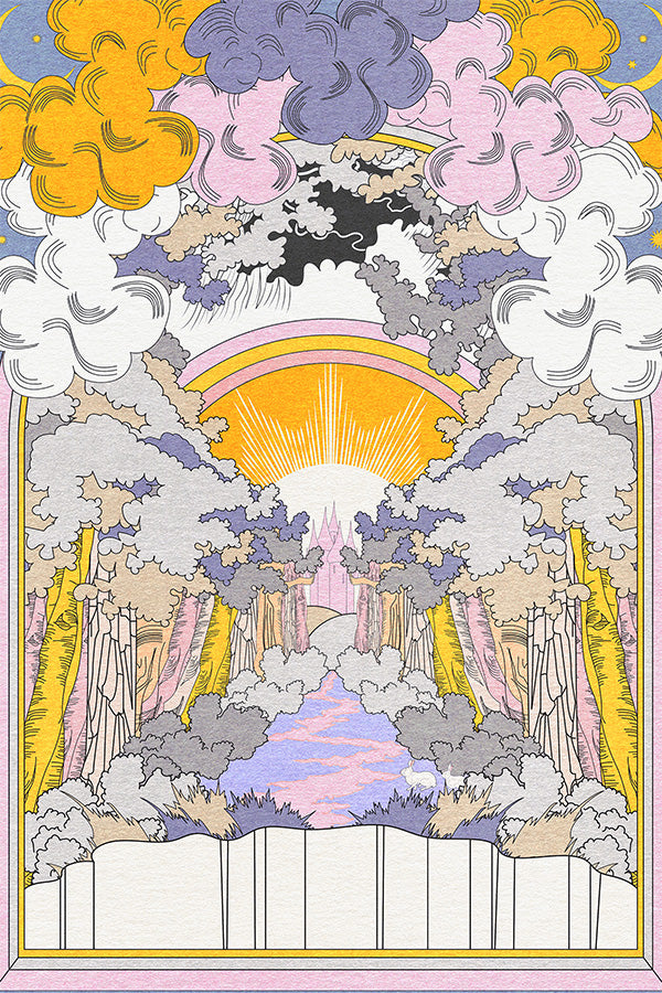 wall-art-print-canvas-poster-framed-Bunny Land-1