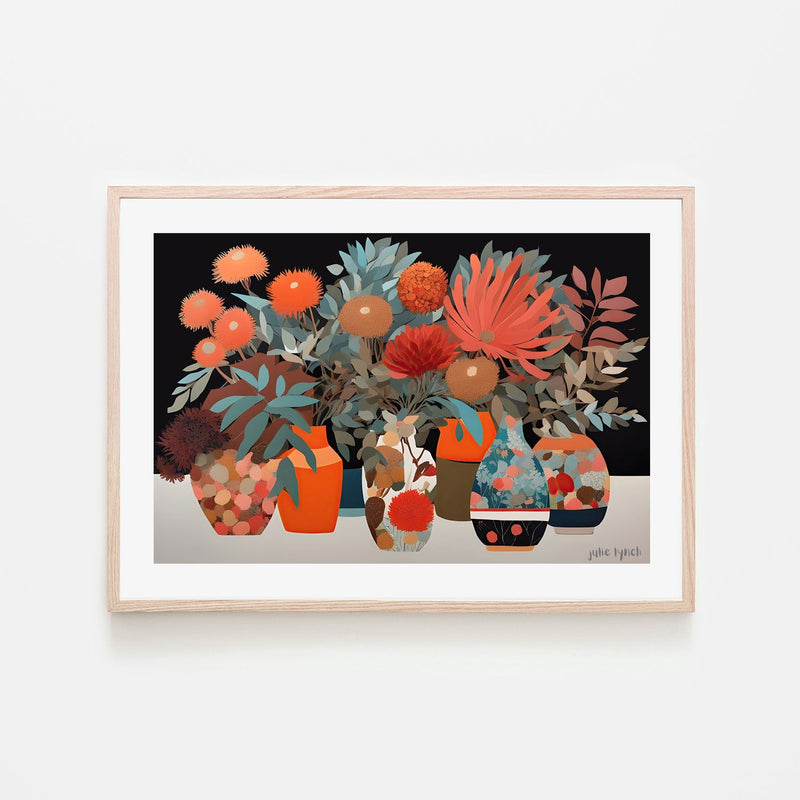 wall-art-print-canvas-poster-framed-Bush Blooms , By Julie Lynch-6