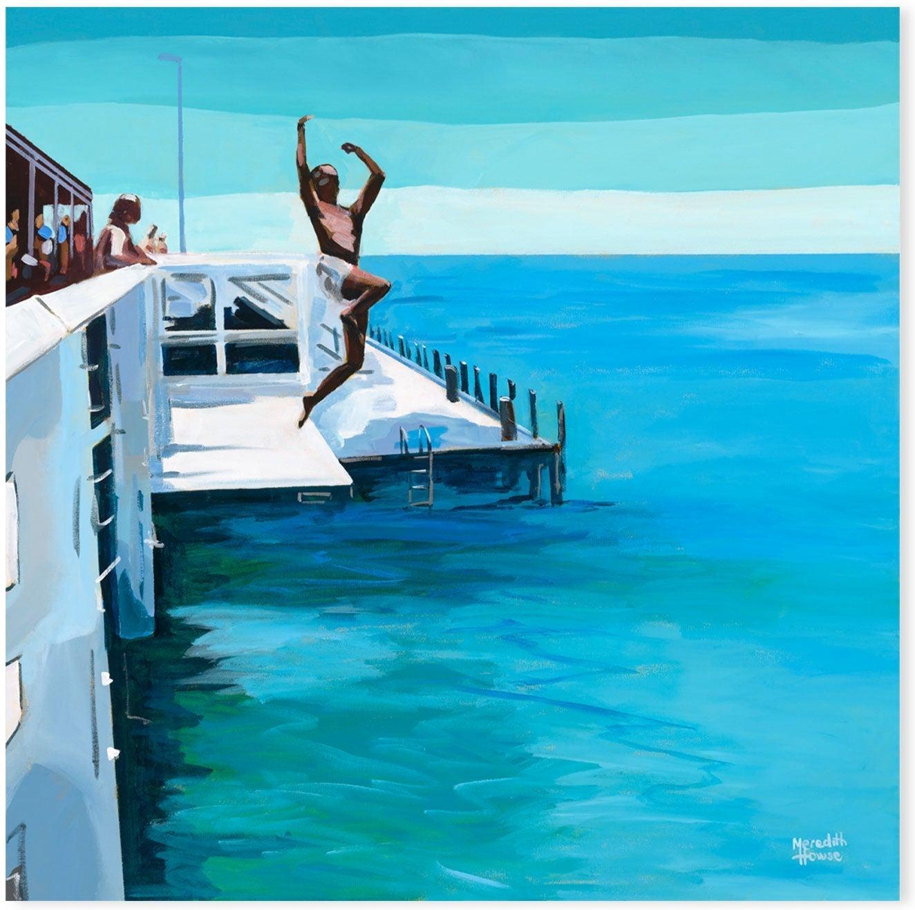 wall-art-print-canvas-poster-framed-Busselton Jetty , By Meredith Howse-GIOIA-WALL-ART