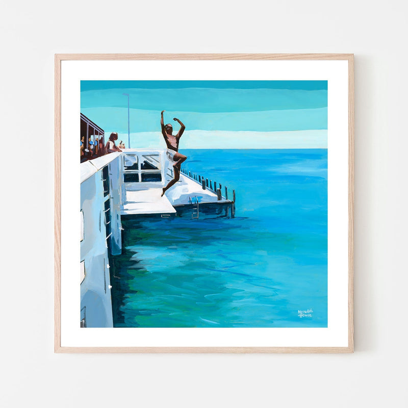 wall-art-print-canvas-poster-framed-Busselton Jetty , By Meredith Howse-GIOIA-WALL-ART