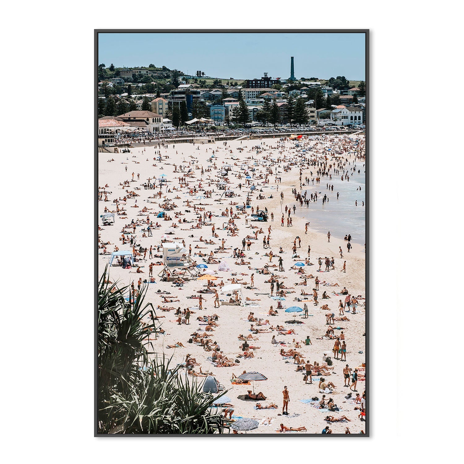 wall-art-print-canvas-poster-framed-Busy Bondi Beach , By Ilana Sallick-3
