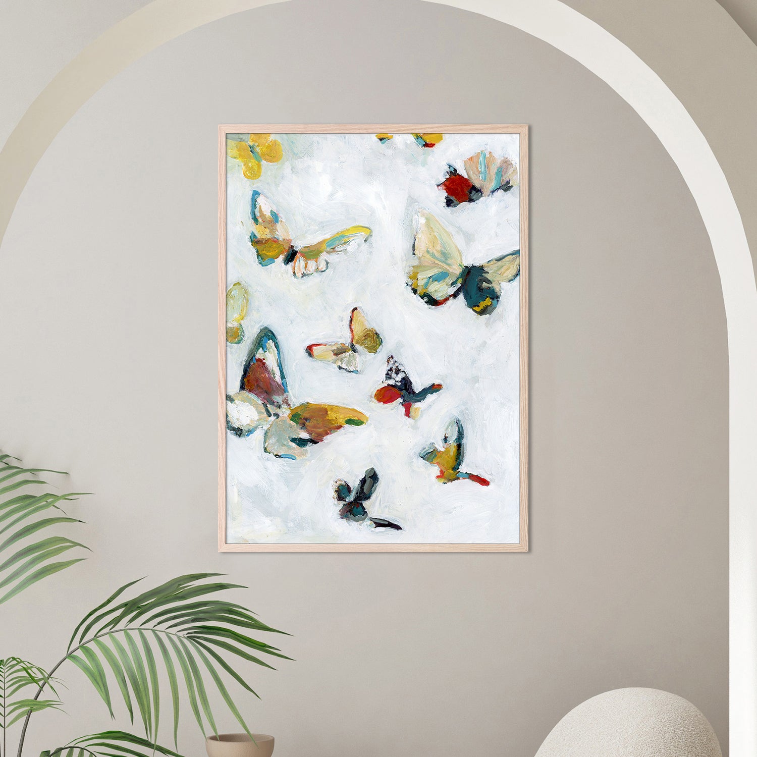 wall-art-print-canvas-poster-framed-Butterflies in Love-7